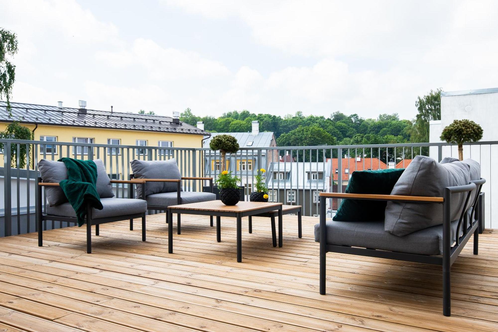 شقة Tempus Te Premium Duo Lofts Tartu - Private Cinema, Gym And Terrace المظهر الخارجي الصورة